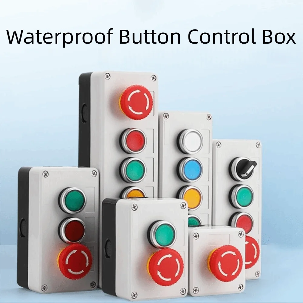 Self-resetting Function Emergency Stop Switch Box Waterproof Design Two Position Key Knob Start Stop Button Box Plastic Housing
Self-resetting Function Emergency Stop Switch Box Waterproof Design Two Position Key Knob Start Stop Button Box Plastic Housing