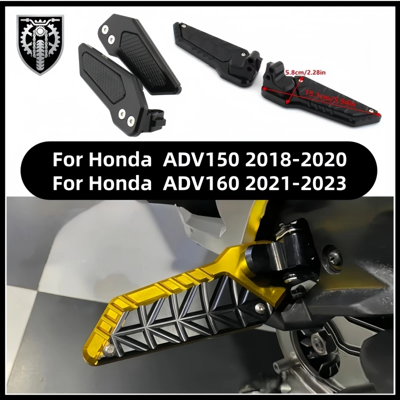 Motorcycle rear seat passenger foot pedal folding anti-slip design For Honda ADV150 2018-2020 ADV160 2021-2023 ADV 150 160
Motorcycle rear seat passenger foot pedal folding anti-slip design For Honda ADV150 2018-2020 ADV160 2021-2023 ADV 150 160