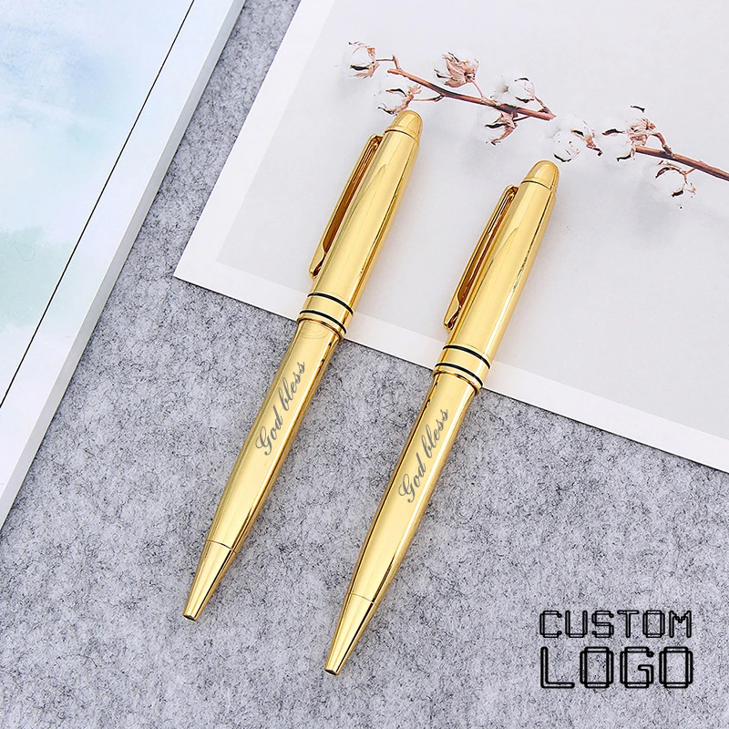 3pcsCustom Logo Gold Metal Ballpoint Pens Business Advertisement Signature Pens Office Supplies School Stationery Teacher Gift
3pcsCustom Logo Gold Metal Ballpoint Pens Business Advertisement Signature Pens Office Supplies School Stationery Teacher Gift