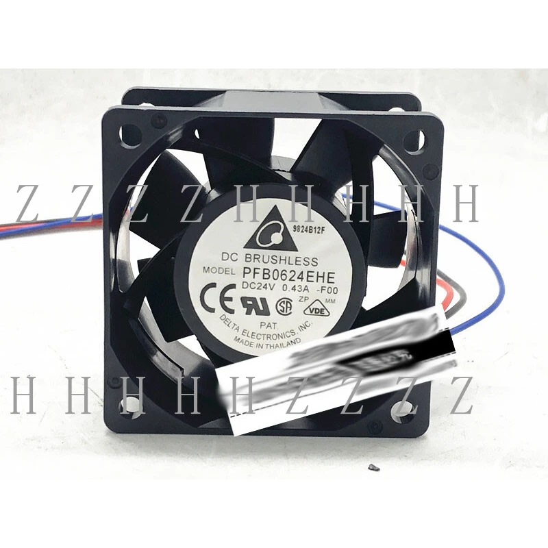 Z For Delta PFB0624EHE 6038 6CM 24V 0.43A 60mm 3-wire inverter cooling fan
Z For Delta PFB0624EHE 6038 6CM 24V 0.43A 60mm 3-wire inverter cooling fan