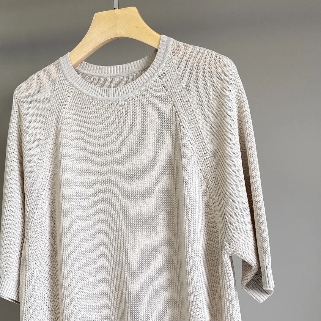 2025 Spring And Summer New Linen Round Neck Fashion Comfortable All-Match Casual Women'S T-Shirt Short Sleeve Top
2025 Spring And Summer New Linen Round Neck Fashion Comfortable All-Match Casual Women'S T-Shirt Short Sleeve Top