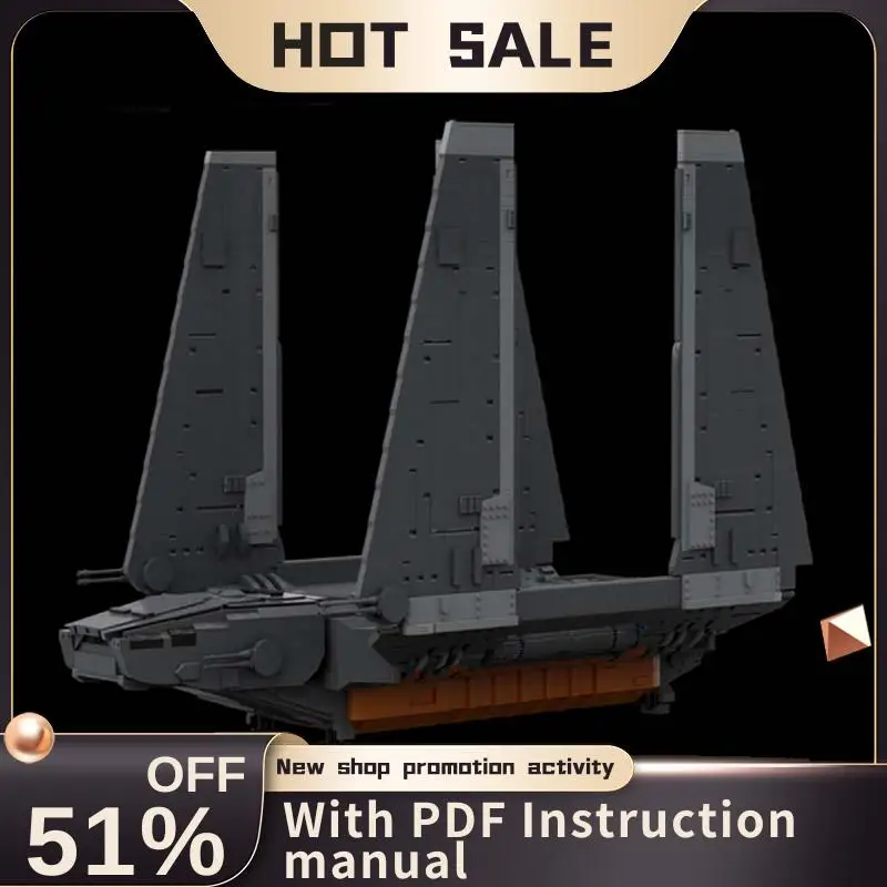 New 5556Pcs Famous Star Battle Movie Moc Heavy Cargo Shuttle Model Building Blocks Diy Creative Ideas Bricks Toys Birthday Gifts
New 5556Pcs Famous Star Battle Movie Moc Heavy Cargo Shuttle Model Building Blocks Diy Creative Ideas Bricks Toys Birthday Gifts
