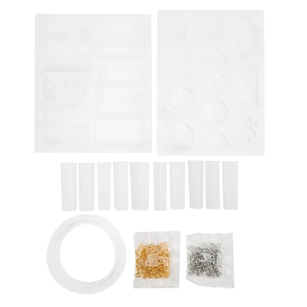 213pcs Reusable Silicone Jewelry Mould Elastic Smooth Resin Silicone Mould Durable With Hole Silicone Casting Mould
213pcs Reusable Silicone Jewelry Mould Elastic Smooth Resin Silicone Mould Durable With Hole Silicone Casting Mould