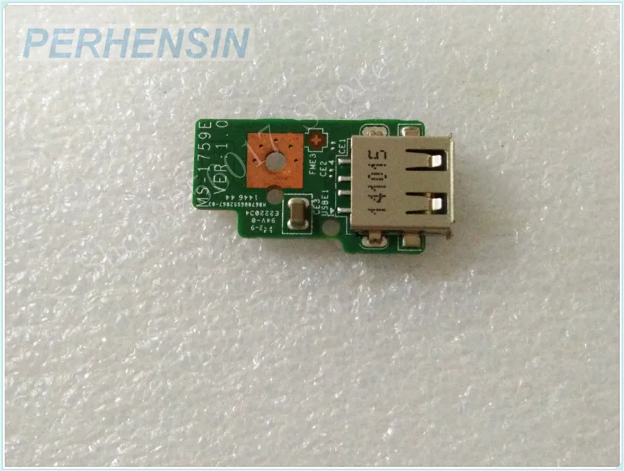 Original FOR MSI GE70 MS-1759 Series Laptop USB Port Board w/ Ribbon Cable MS-1759E 100% Works Perfectly
Original FOR MSI GE70 MS-1759 Series Laptop USB Port Board w/ Ribbon Cable MS-1759E 100% Works Perfectly