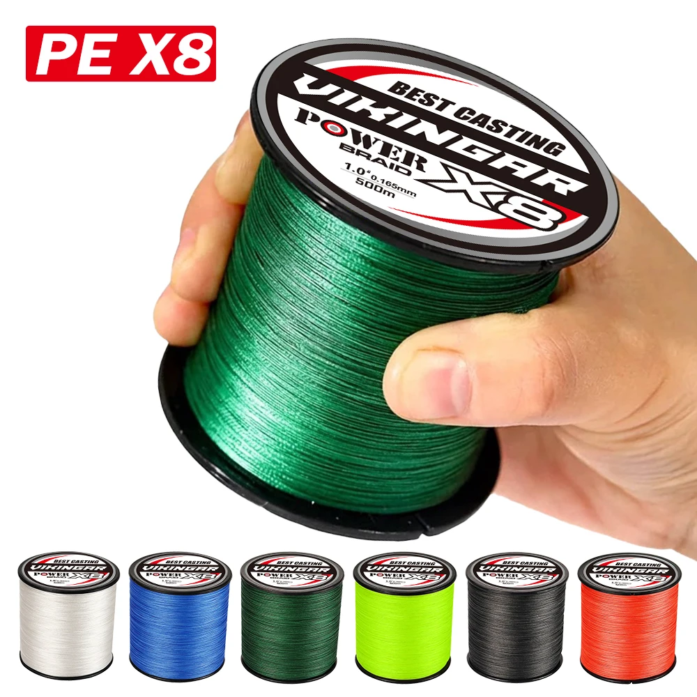 VIKINGAR 500M1000M Braided Fishing Line Super StrongSmooth & Strong Superline High performance, available in multiple colors
VIKINGAR 500M1000M Braided Fishing Line Super StrongSmooth & Strong Superline High performance, available in multiple colors
