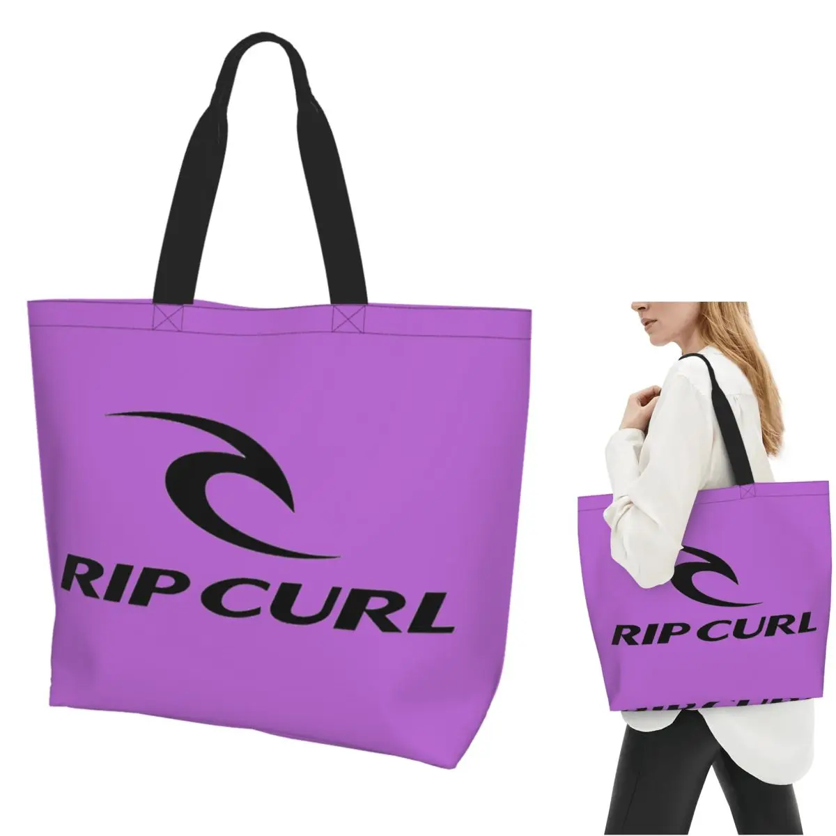 Сумка-тоут с логотипом Rip Curl, холщовая сумка на плечо большой вместимости, продуктовая сумка-шоппер для женщин
Сумка-тоут с логотипом Rip Curl, холщовая сумка на плечо большой вместимости, продуктовая сумка-шоппер для женщин