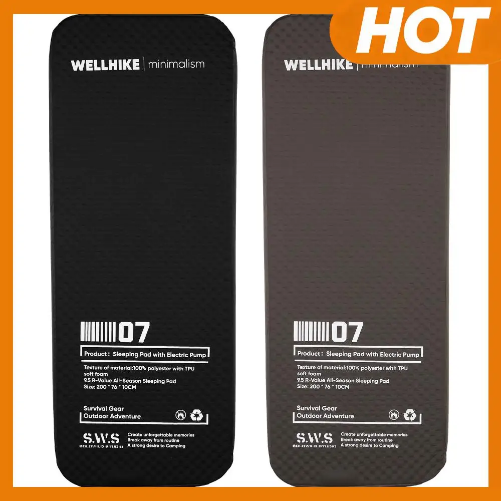 Single Inflatable Sleeping Mat with Built-in Pump Inflatable Camping Mat Automatic Inflatable Mat for Backpacking Car Tent
Single Inflatable Sleeping Mat with Built-in Pump Inflatable Camping Mat Automatic Inflatable Mat for Backpacking Car Tent