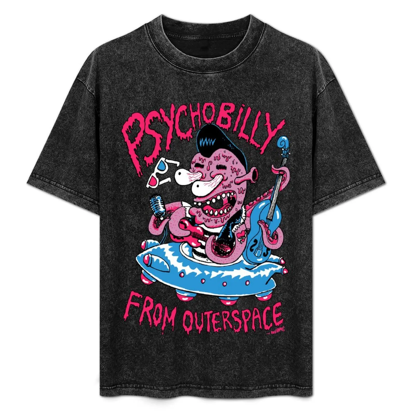 Psychobilly from outerspace T-Shirt Simple Casual Short Sleeve Cotton T-Shirt
Psychobilly from outerspace T-Shirt Simple Casual Short Sleeve Cotton T-Shirt