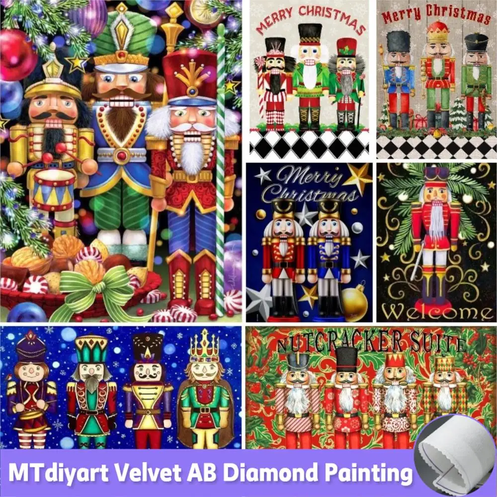 Nutcracker Christmas Decorations Full Drill Diamond Painting Embroidery Cross Stitch Rhinestone Mosaic Diamond Art Mosaic Kits
Nutcracker Christmas Decorations Full Drill Diamond Painting Embroidery Cross Stitch Rhinestone Mosaic Diamond Art Mosaic Kits