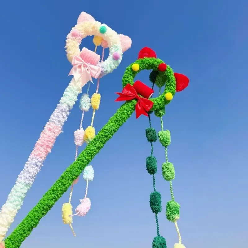 For Cats Teasing Stick Christmas Magic Wand Cute Plush Bell Interactive Movement Cat Toy
For Cats Teasing Stick Christmas Magic Wand Cute Plush Bell Interactive Movement Cat Toy