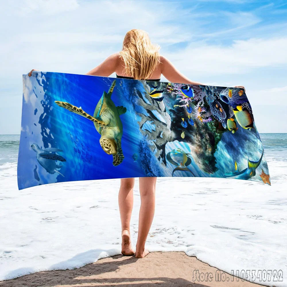 Beach towels, marine animals series Bath Towels Microfiber Beach Swimming Towel Decor for Kids Gift 75x150cm
Beach towels, marine animals series Bath Towels Microfiber Beach Swimming Towel Decor for Kids Gift 75x150cm