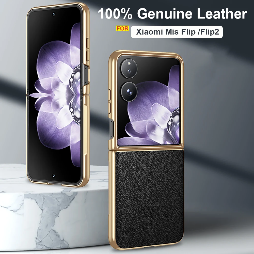 Роскошный чехол из натуральной кожи с гальваническим покрытием, золотой бампер для Xiaomi Mix Flip 2 Flip2, чехол для телефона с текстурой личи, чехол для кожи Funda
Роскошный чехол из натуральной кожи с гальваническим покрытием, золотой бампер для Xiaomi Mix Flip 2 Flip2, чехол для телефона с текстурой личи, чехол для кожи Funda
