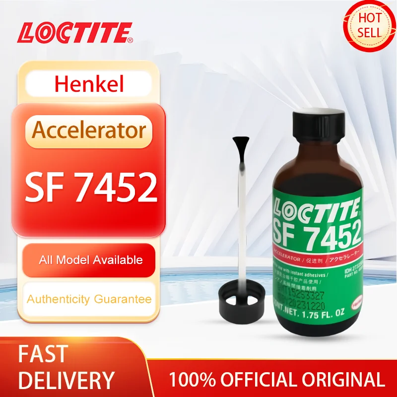 100% Original Loctite SF 7452 SF 7649 Accelerator 1.75 Oz Rapid Fixturing for Cyanoacrylate Instant Adhesive
100% Original Loctite SF 7452 SF 7649 Accelerator 1.75 Oz Rapid Fixturing for Cyanoacrylate Instant Adhesive