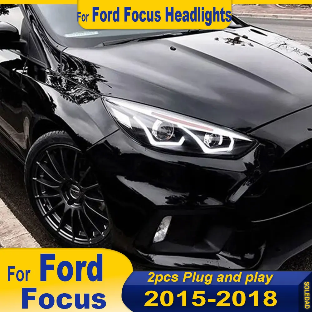 Car headlights Lights for Ford Focus LED Headlight 2015-2018 Focus Head Lamp Drl Projector Lens Automotive Accessories
Car headlights Lights for Ford Focus LED Headlight 2015-2018 Focus Head Lamp Drl Projector Lens Automotive Accessories