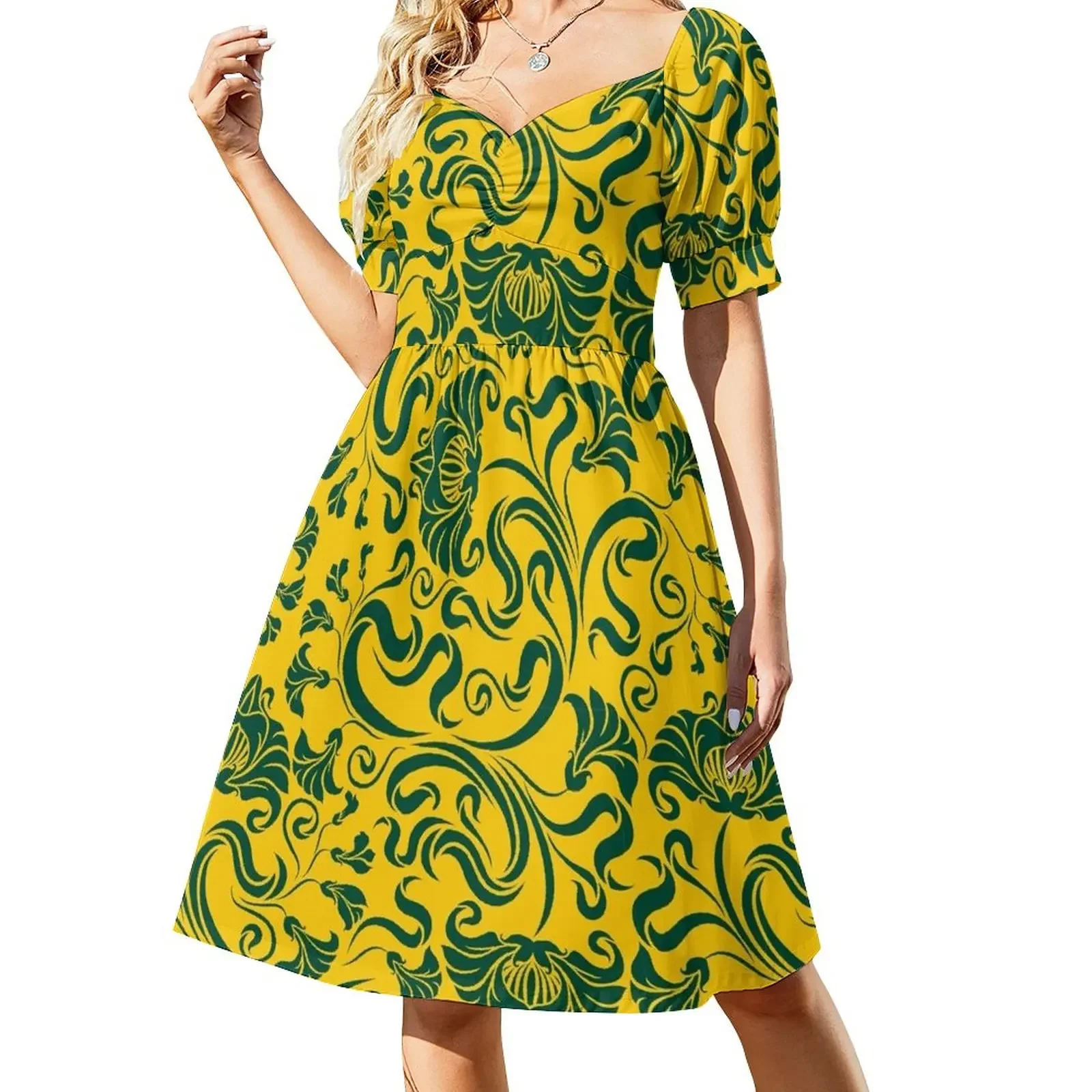 Texas - Floral Short-Sleeved Dress luxury woman evening dress evening dress
Texas - Floral Short-Sleeved Dress luxury woman evening dress evening dress