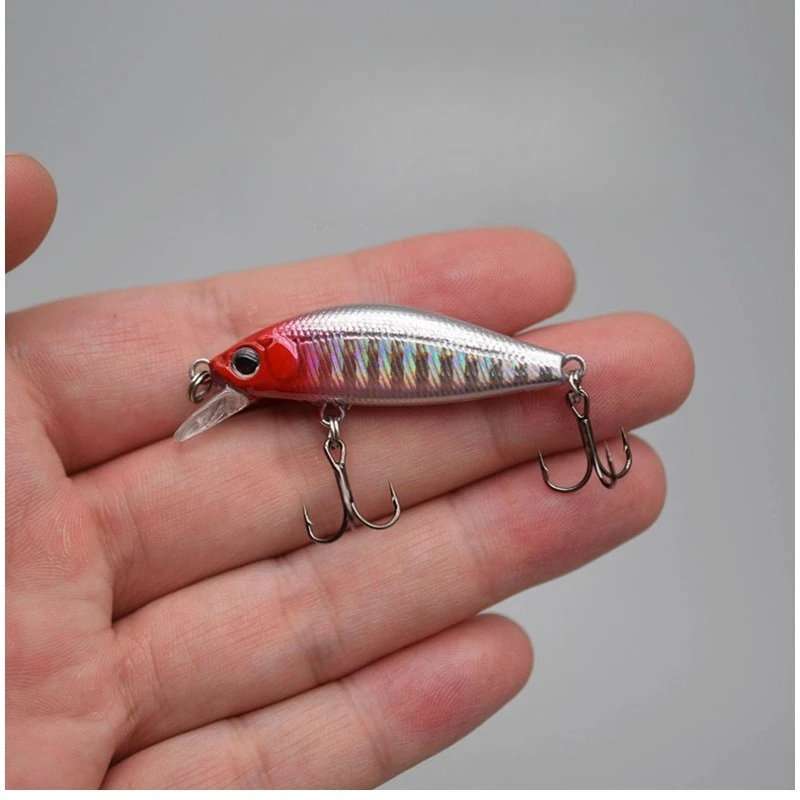 1Pcs 50mm 3.3g Minnow Fishing Lures Artificial Wobbler Crankbait Slow-sinking Hovering Bass Mandarin Fish for Trout Carp Fishing
1Pcs 50mm 3.3g Minnow Fishing Lures Artificial Wobbler Crankbait Slow-sinking Hovering Bass Mandarin Fish for Trout Carp Fishing