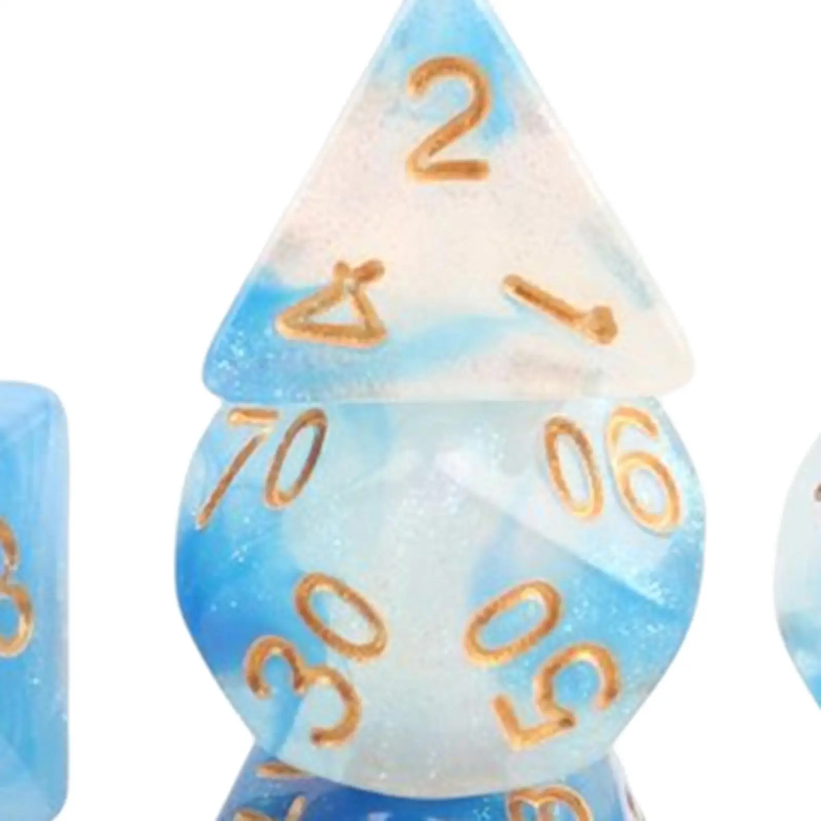 Acrylic Polyhedral Dice 7pcs Board Game Accessory Set Colorful Dice Toys for Party Poker and Table Games
Acrylic Polyhedral Dice 7pcs Board Game Accessory Set Colorful Dice Toys for Party Poker and Table Games