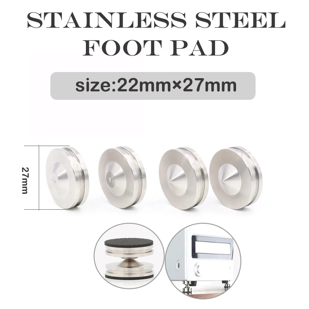 4pcs HiFi High Quality ISF0006 22×27mm Stainless Steel Audio Speaker Isolation Spike Feet Amplifier Shock Absorbing Feet
4pcs HiFi High Quality ISF0006 22×27mm Stainless Steel Audio Speaker Isolation Spike Feet Amplifier Shock Absorbing Feet