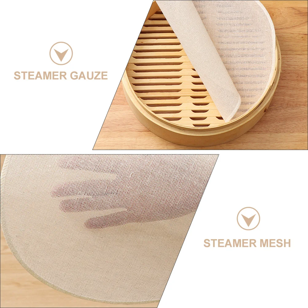 Microwavable Steamer Cloth Beige Cotton Reusable Bun Pad Air Fryers Pot Gauze Mesh Vapor Cookware Steamed Food Liners
Microwavable Steamer Cloth Beige Cotton Reusable Bun Pad Air Fryers Pot Gauze Mesh Vapor Cookware Steamed Food Liners