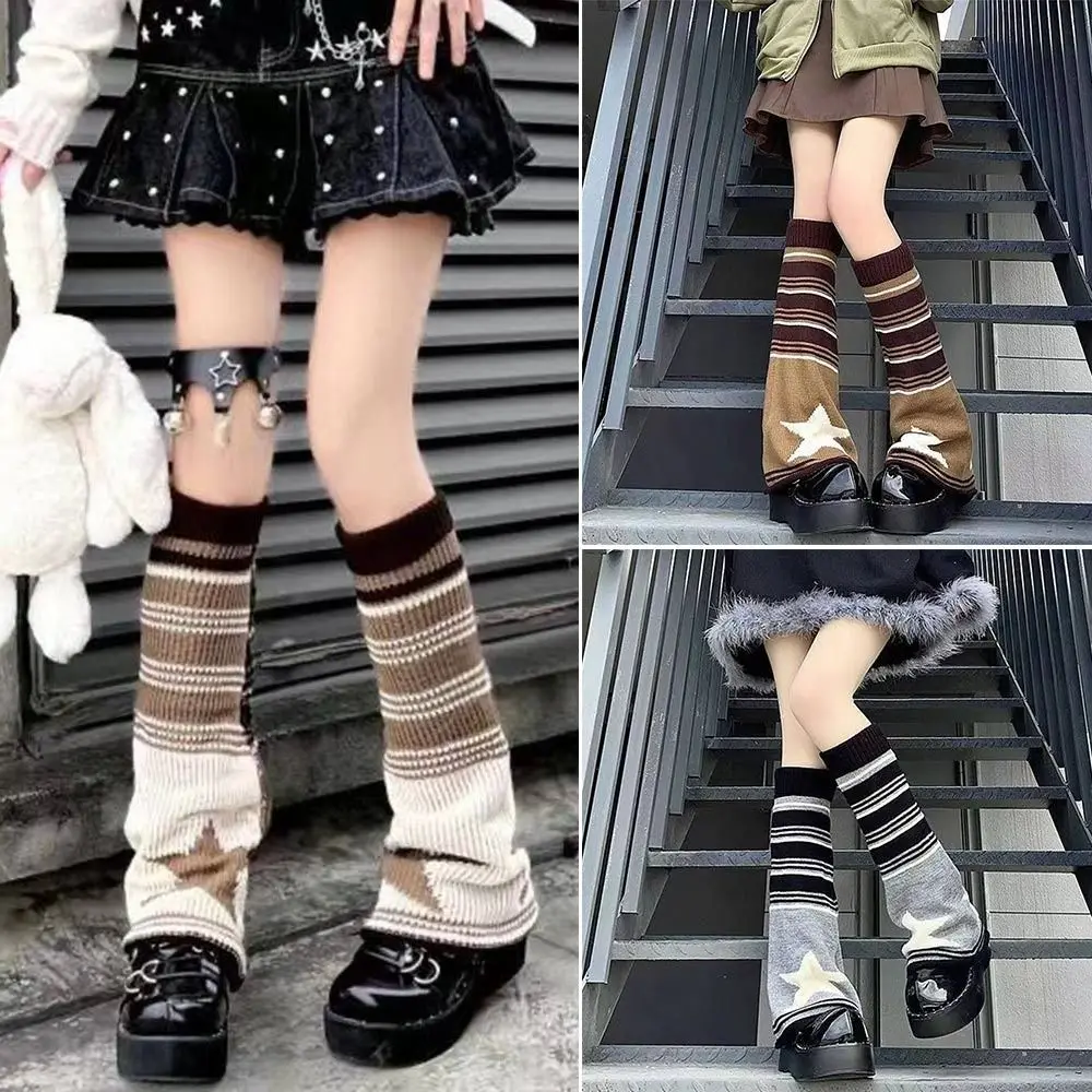 Harajuku Pink Brown Star Leg Warmers Knitted Keep Warm Japanese JK Leg Socks Gothic Y2K Stockings Gift
Harajuku Pink Brown Star Leg Warmers Knitted Keep Warm Japanese JK Leg Socks Gothic Y2K Stockings Gift