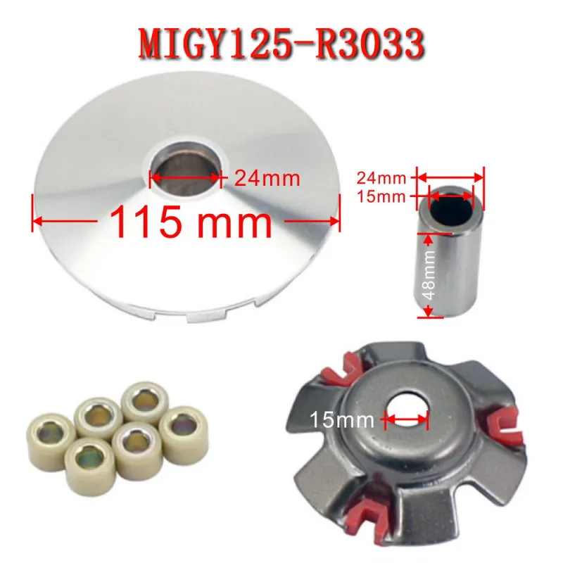 Orignal GY125-R3033A-2 GY6 125cc 150cc Racing Variator Set For GY6 125cc 150cc Chinese Scooter Moped 152QMI 157QMJ Engine motor
Orignal GY125-R3033A-2 GY6 125cc 150cc Racing Variator Set For GY6 125cc 150cc Chinese Scooter Moped 152QMI 157QMJ Engine motor