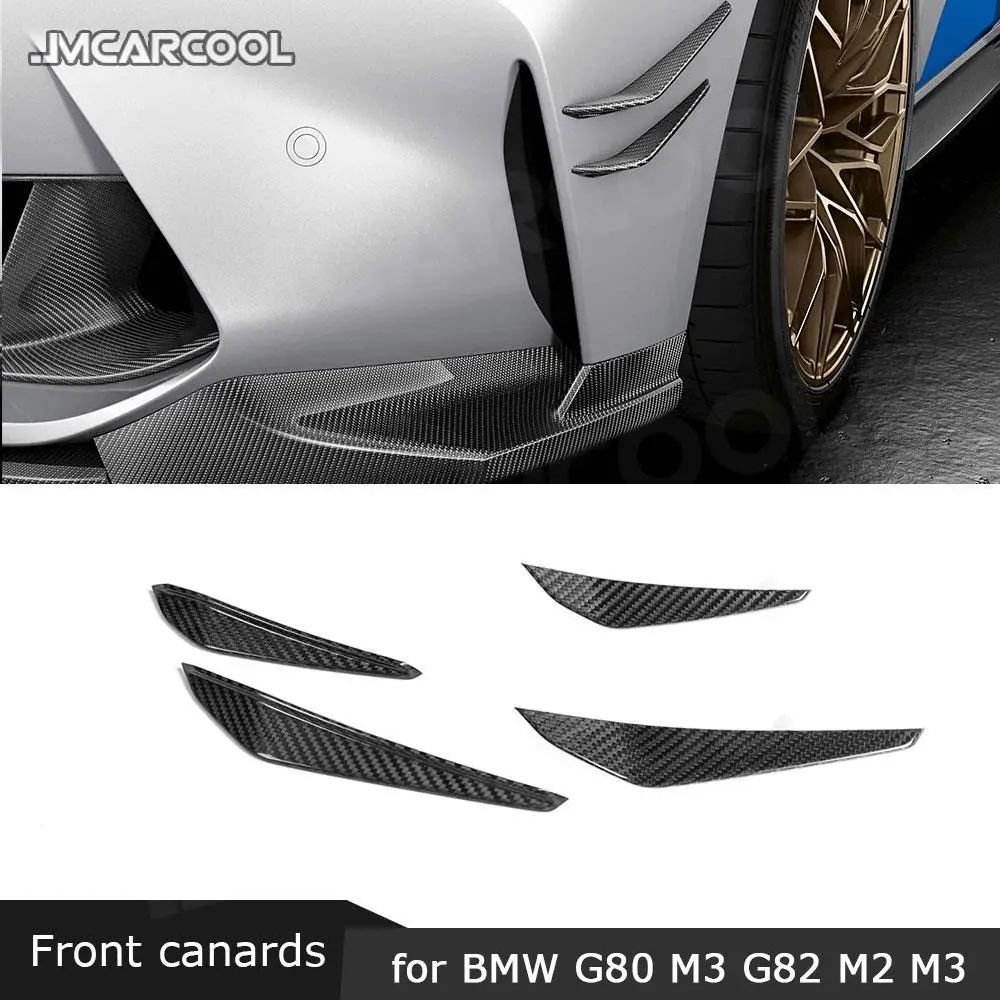 Front Bumper Side Canards Fins Flaps Trims Dry Carbon for BMW 3 4 Series G80 G82 G83 M3 M4 2021 UP MP Style Fiber Glass
Front Bumper Side Canards Fins Flaps Trims Dry Carbon for BMW 3 4 Series G80 G82 G83 M3 M4 2021 UP MP Style Fiber Glass
