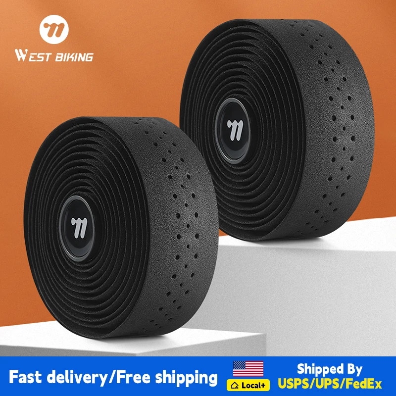 WEST BIKING Soft Bike Handlebar Tape EVA Anti-slip Bicycle Handlebar Tape Shock Absorption Cycling Wrap End Plug Accessories
WEST BIKING Soft Bike Handlebar Tape EVA Anti-slip Bicycle Handlebar Tape Shock Absorption Cycling Wrap End Plug Accessories
