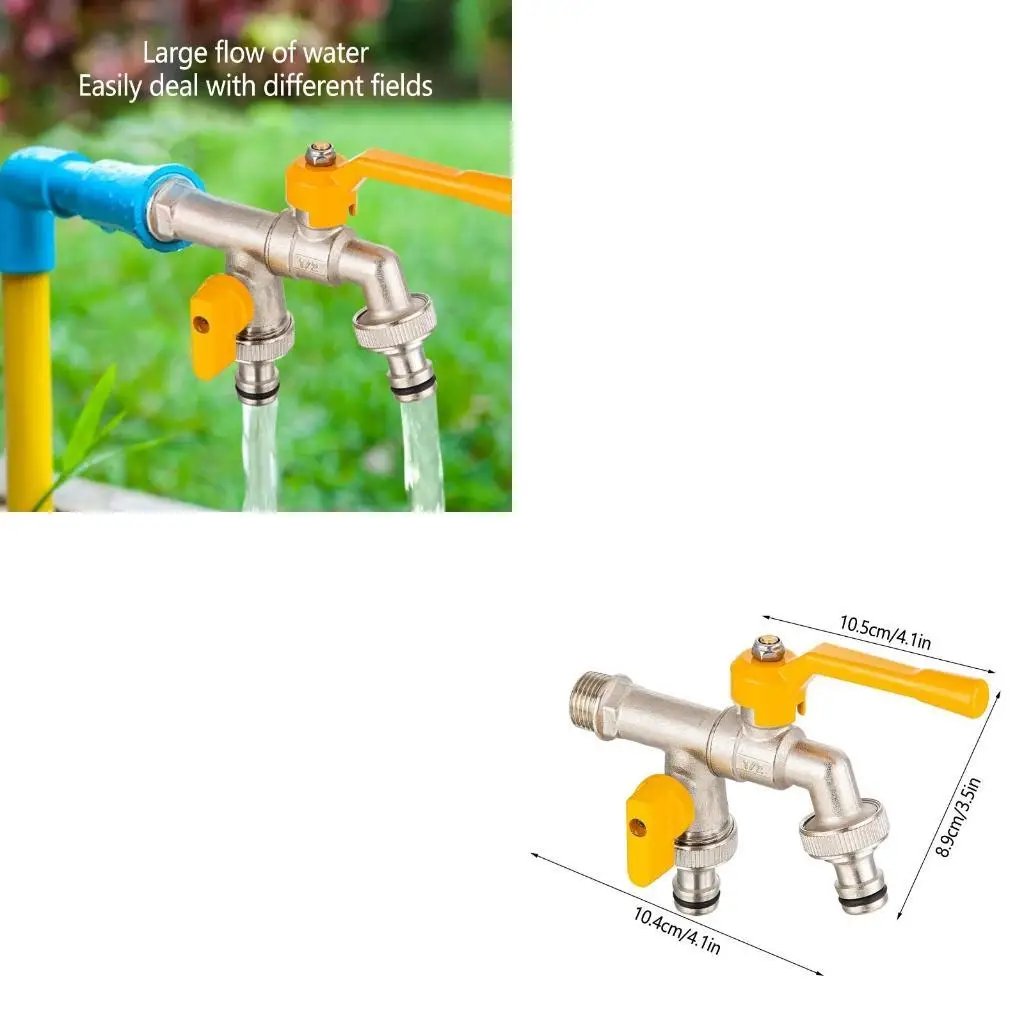 652F Washing Machine Single Cold Faucet 1 in 2 Out Garden Taps Double Connection
652F Washing Machine Single Cold Faucet 1 in 2 Out Garden Taps Double Connection
