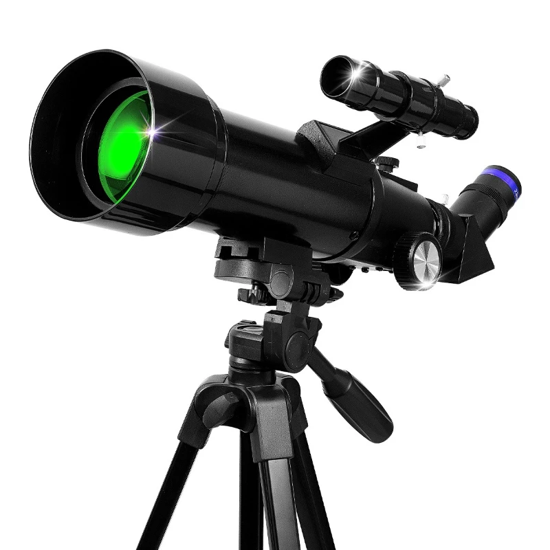 New 70400 astronomical telescope black high definition high power stargazing moon telescope children's gift cross-border
New 70400 astronomical telescope black high definition high power stargazing moon telescope children's gift cross-border