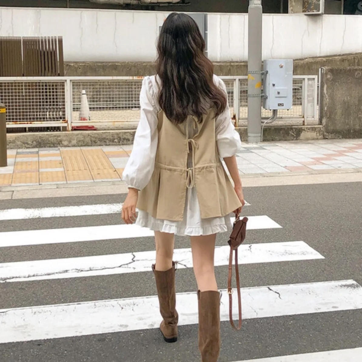 Korean Style Sweet Pure Color Back Tie Design Summer New Arrival Women's Versatile Layering Strap Dress Spring Autumn Winter
Korean Style Sweet Pure Color Back Tie Design Summer New Arrival Women's Versatile Layering Strap Dress Spring Autumn Winter