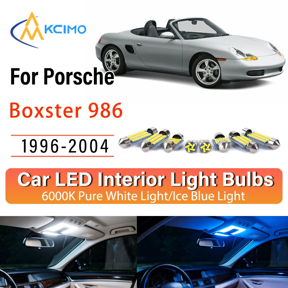 For Porsche Boxster 986 1996-2004 Persistent Glow LED Interior Light Kit Replacement Dome Map Trunk Cabin Lamps Upgrade
For Porsche Boxster 986 1996-2004 Persistent Glow LED Interior Light Kit Replacement Dome Map Trunk Cabin Lamps Upgrade