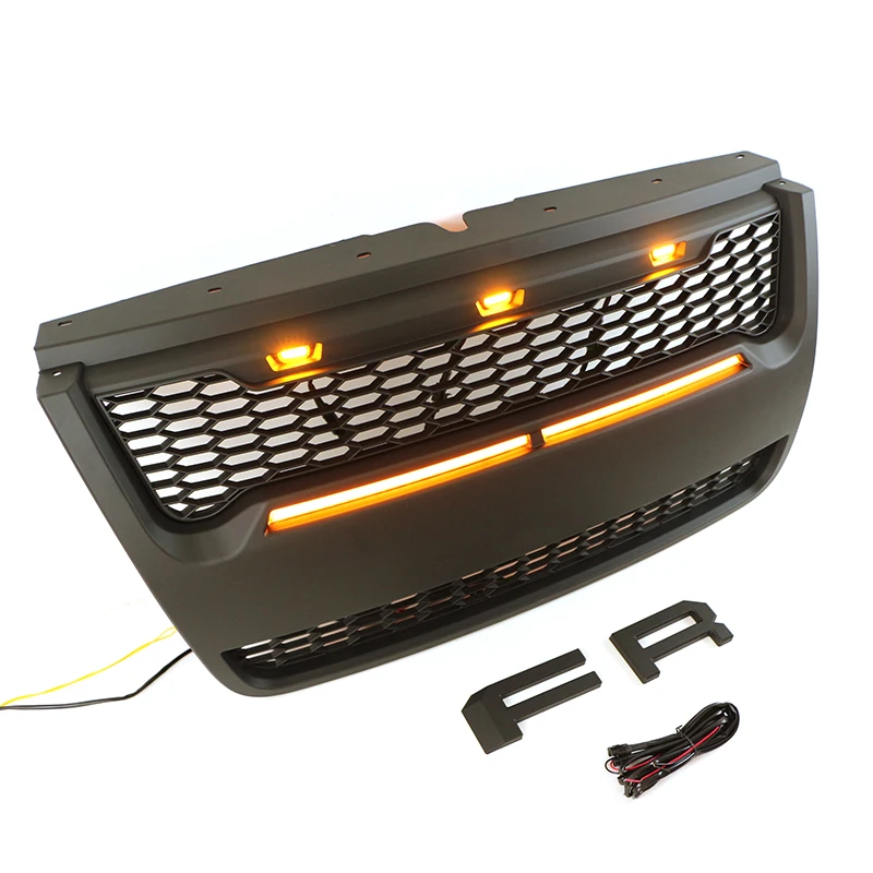 Automotive Exterior Accessories Front Grill Matte Black Grille With Light Bar Fit for Ford Explorer 2006-2010
Automotive Exterior Accessories Front Grill Matte Black Grille With Light Bar Fit for Ford Explorer 2006-2010