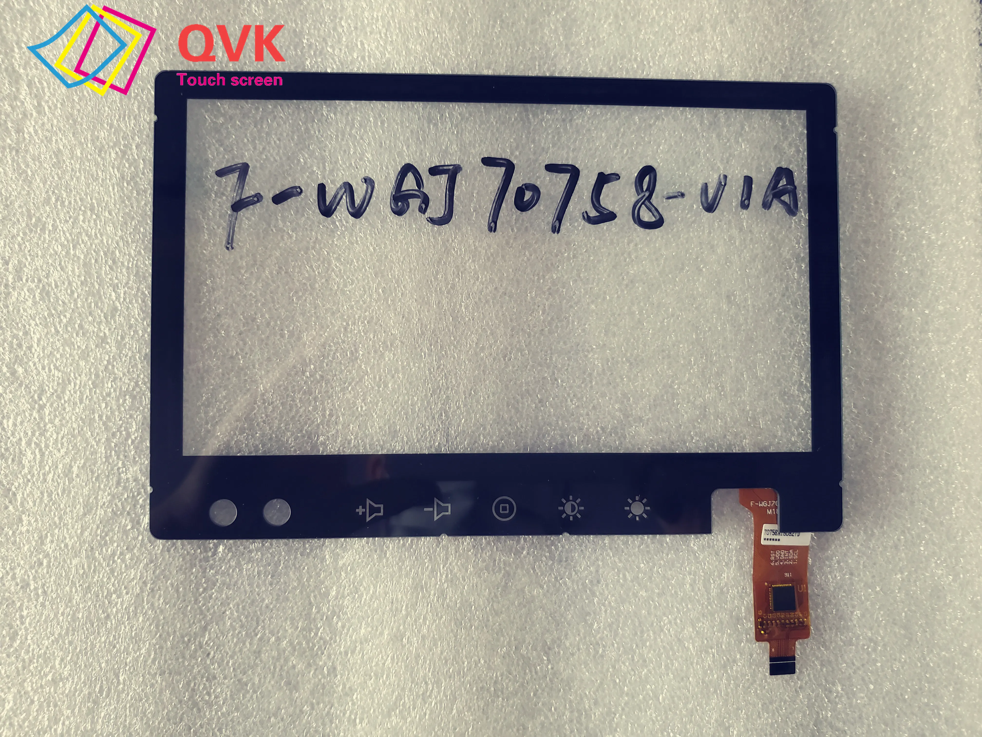 Black touch screen P/N F-WGJ70758-v1a Capacitive touch screen panel repair replacement parts free shipping
Black touch screen P/N F-WGJ70758-v1a Capacitive touch screen panel repair replacement parts free shipping