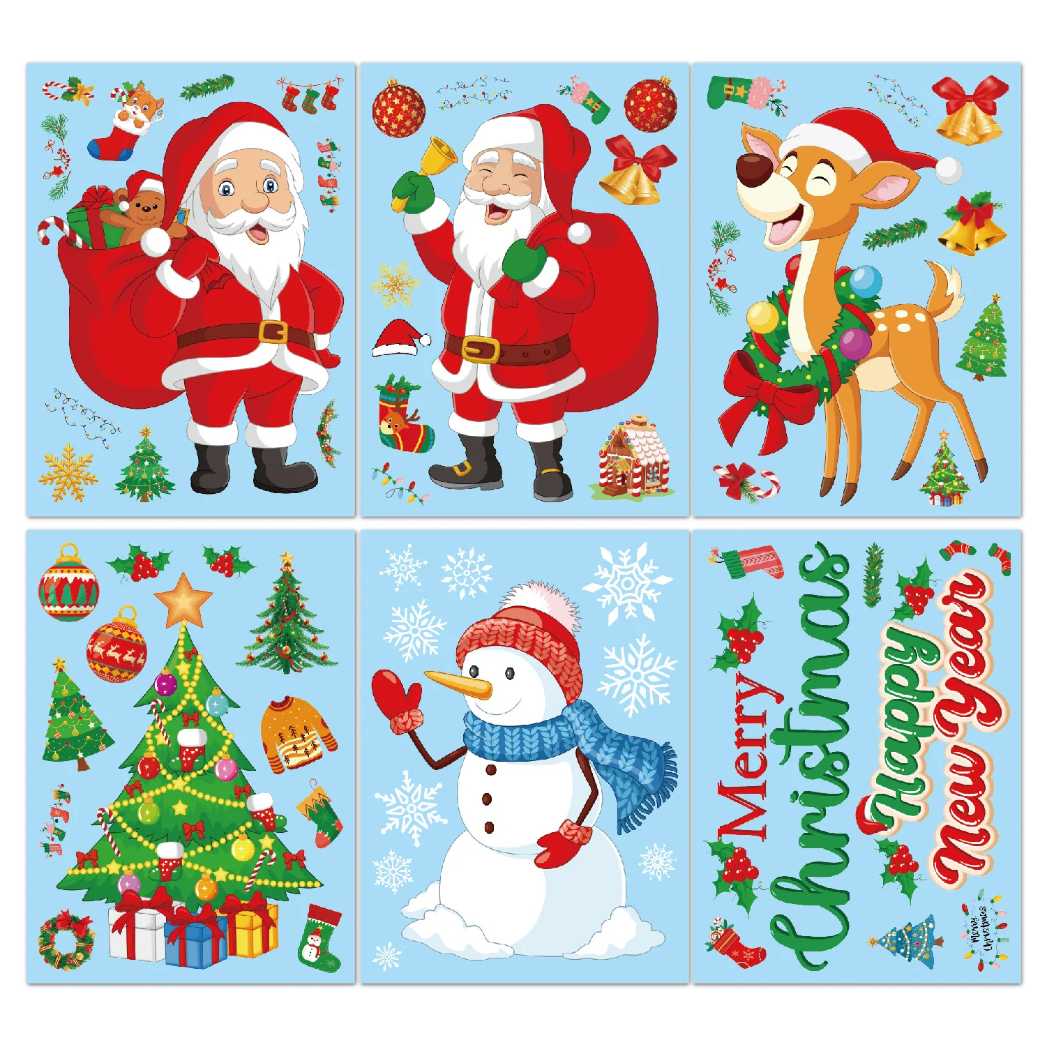 2023 Christmas self-adhesive adhesive movable window stickers, wall stickers, window display, home Christmas decoration stickers
2023 Christmas self-adhesive adhesive movable window stickers, wall stickers, window display, home Christmas decoration stickers
