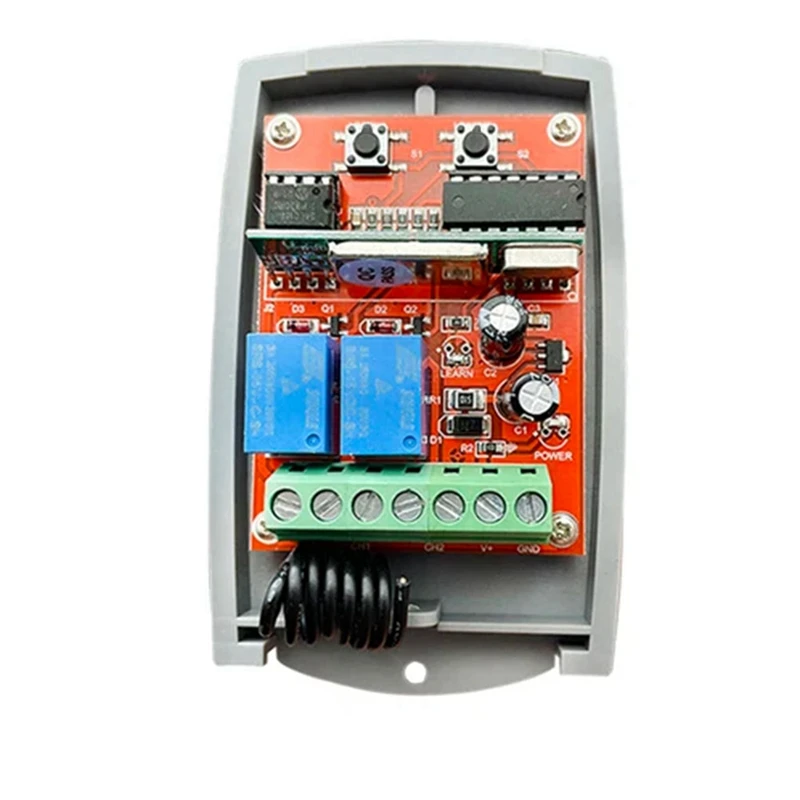 Universal Garage Door Remote Control Receiver 433Mhz12v-24V Electric Gate Control Opener 433.92Mhz Rolling Learning Code-AT81
Universal Garage Door Remote Control Receiver 433Mhz12v-24V Electric Gate Control Opener 433.92Mhz Rolling Learning Code-AT81