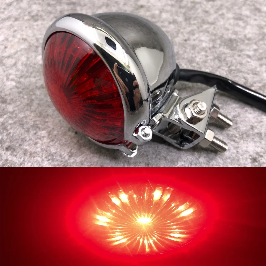 For Honda Yamaha Cafe Racer Harley Davidson Suzuki 1PC Universal Motorcycle Tail Stop Light LED Red Motorbike Rear Brake Lamp
For Honda Yamaha Cafe Racer Harley Davidson Suzuki 1PC Universal Motorcycle Tail Stop Light LED Red Motorbike Rear Brake Lamp