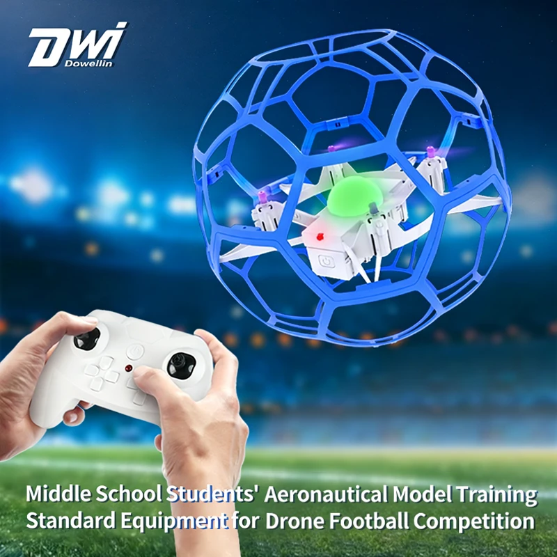 DWI New Mini Football Drone D32 20cm 4K Dual HD Cam LED Light Six-Axis Brushless Motor Fixed Height Competition Helicopter Gift
DWI New Mini Football Drone D32 20cm 4K Dual HD Cam LED Light Six-Axis Brushless Motor Fixed Height Competition Helicopter Gift