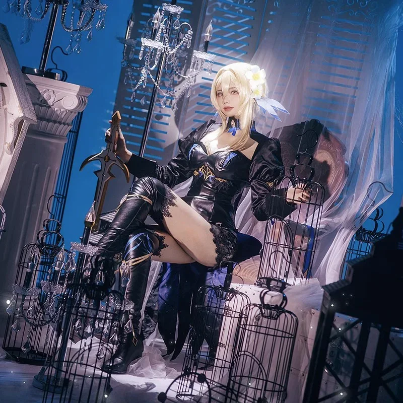 Genshin Impact Traveller Abyss Lumine Princess Gown Cosplay Costume Game Anime Party Uniform Halloween Aether Traveler Cosplay
Genshin Impact Traveller Abyss Lumine Princess Gown Cosplay Costume Game Anime Party Uniform Halloween Aether Traveler Cosplay