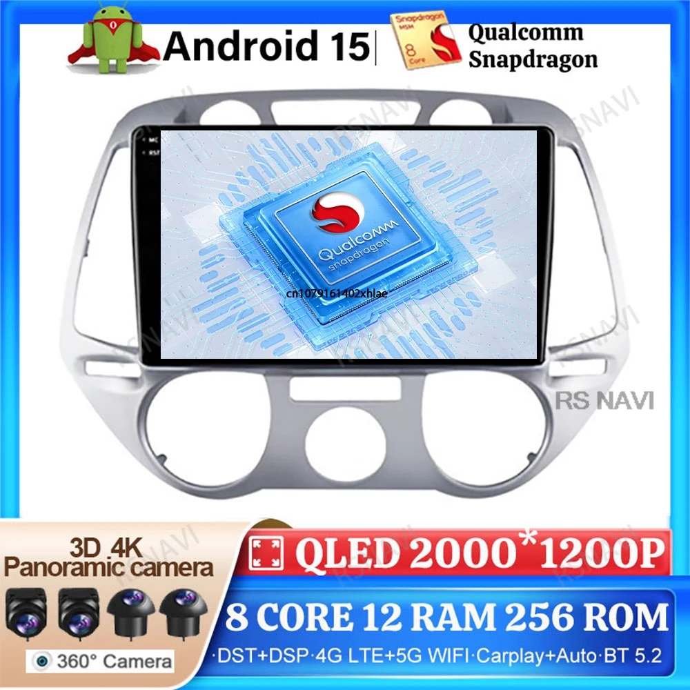Android 15 Car Radio For Hyundai I20 2008 2009 2010 2012-2014 Viedo Player Stereo DVD 5G WIFI Qualcomm Navigation Multimedia DSP
Android 15 Car Radio For Hyundai I20 2008 2009 2010 2012-2014 Viedo Player Stereo DVD 5G WIFI Qualcomm Navigation Multimedia DSP