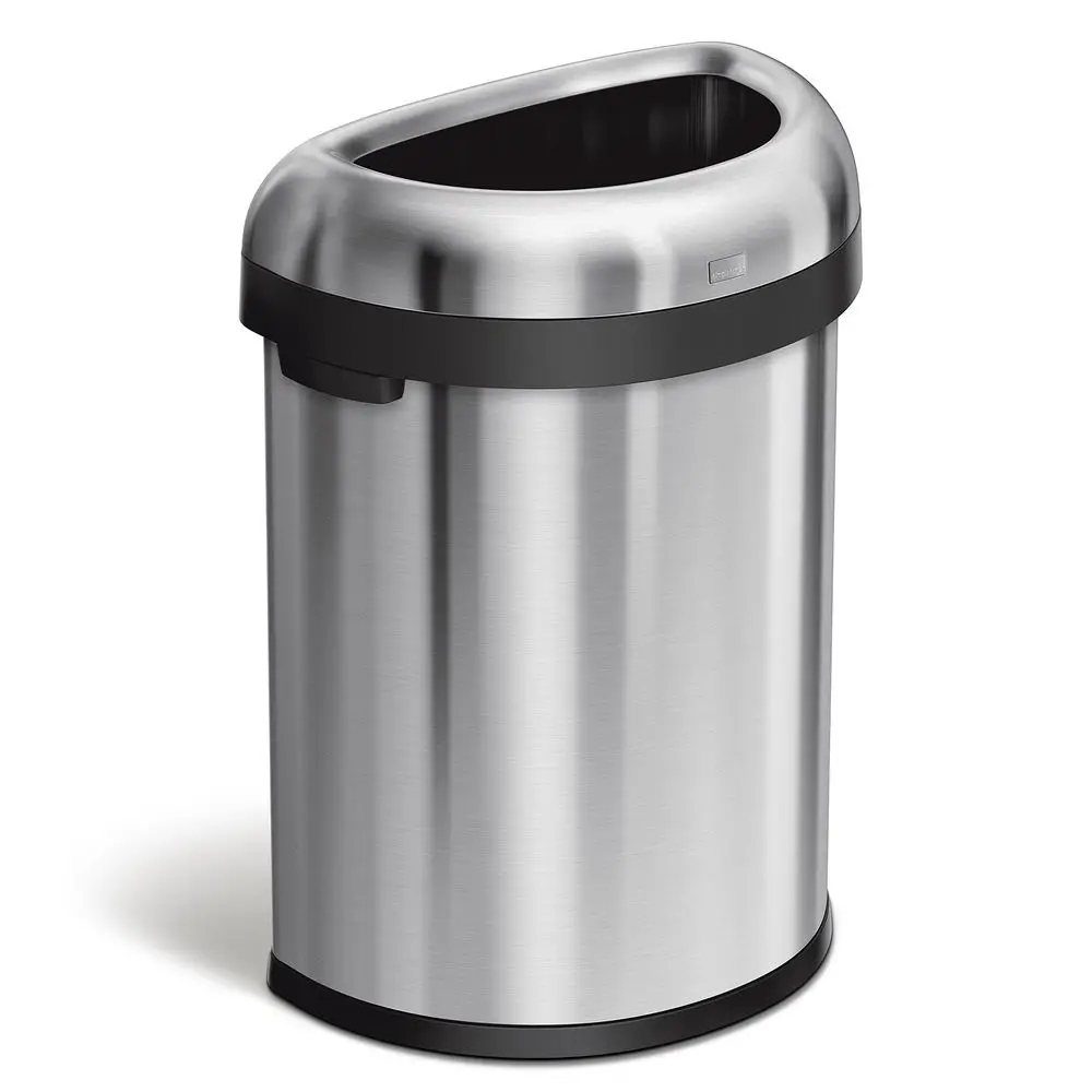 80 Liter 21.1 Gallon Extra Large SemiRound Open Top Trash Can Commercial Grade Heavy Gauge Brushed Stainless Steel, ADAComplian
80 Liter 21.1 Gallon Extra Large SemiRound Open Top Trash Can Commercial Grade Heavy Gauge Brushed Stainless Steel, ADAComplian