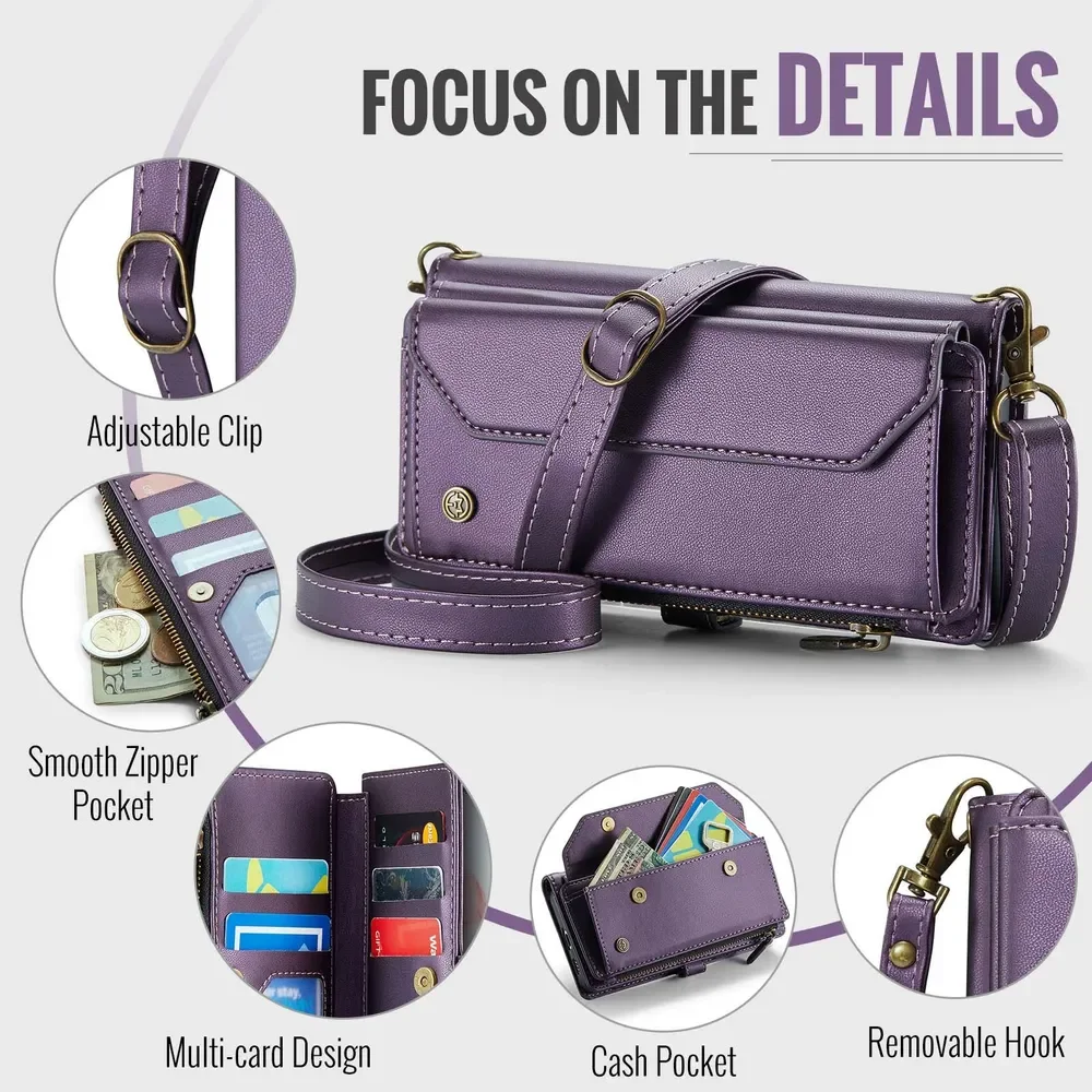 Wallet Case for Samsung Galaxy S21 Stylish Appearance Luxury Flip Stand Phone Crossbody Cover capa
Wallet Case for Samsung Galaxy S21 Stylish Appearance Luxury Flip Stand Phone Crossbody Cover capa