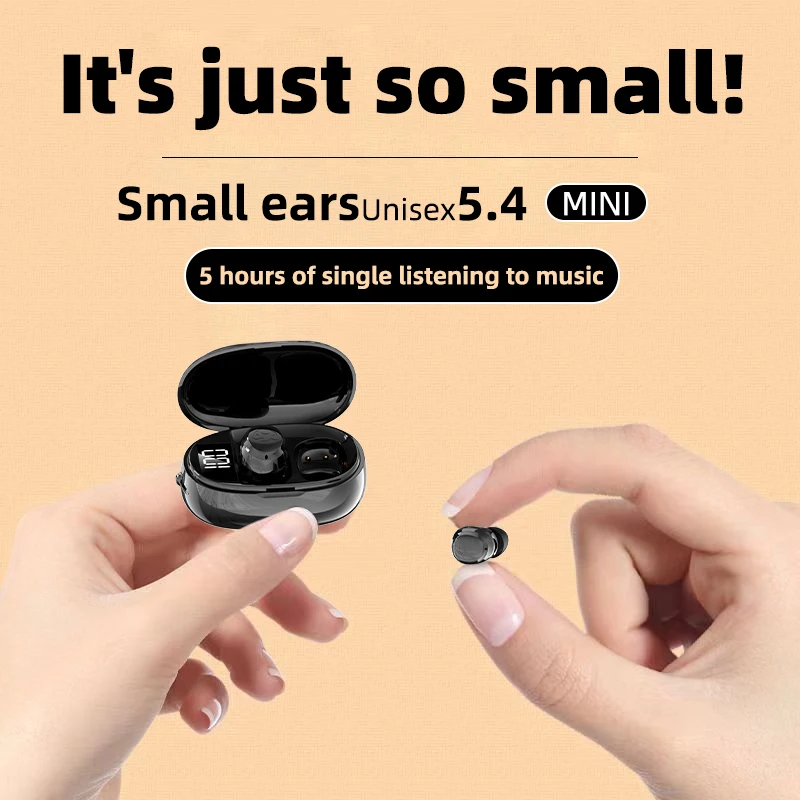 Новые Bluetooth-наушники для сна с беспроводным шумоподавлением, мини-спортивные ультра маленькие невидимые наушники-вкладыши сверхдальнего действия
Новые Bluetooth-наушники для сна с беспроводным шумоподавлением, мини-спортивные ультра маленькие невидимые наушники-вкладыши сверхдальнего действия