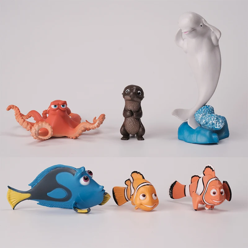 6pcs Finding Nemo & Dory Car Decoration Set Marlin & Clownfish Nemo Action Figure Model Dolls Official Collectible
6pcs Finding Nemo & Dory Car Decoration Set Marlin & Clownfish Nemo Action Figure Model Dolls Official Collectible