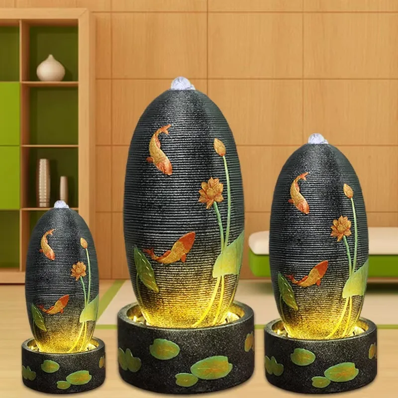 Indoor and Outdoor Large Water Curtain Fountain Large Resin Egg-shaped Waterfall Fountain Garden Home Courtyard Decoration
Indoor and Outdoor Large Water Curtain Fountain Large Resin Egg-shaped Waterfall Fountain Garden Home Courtyard Decoration