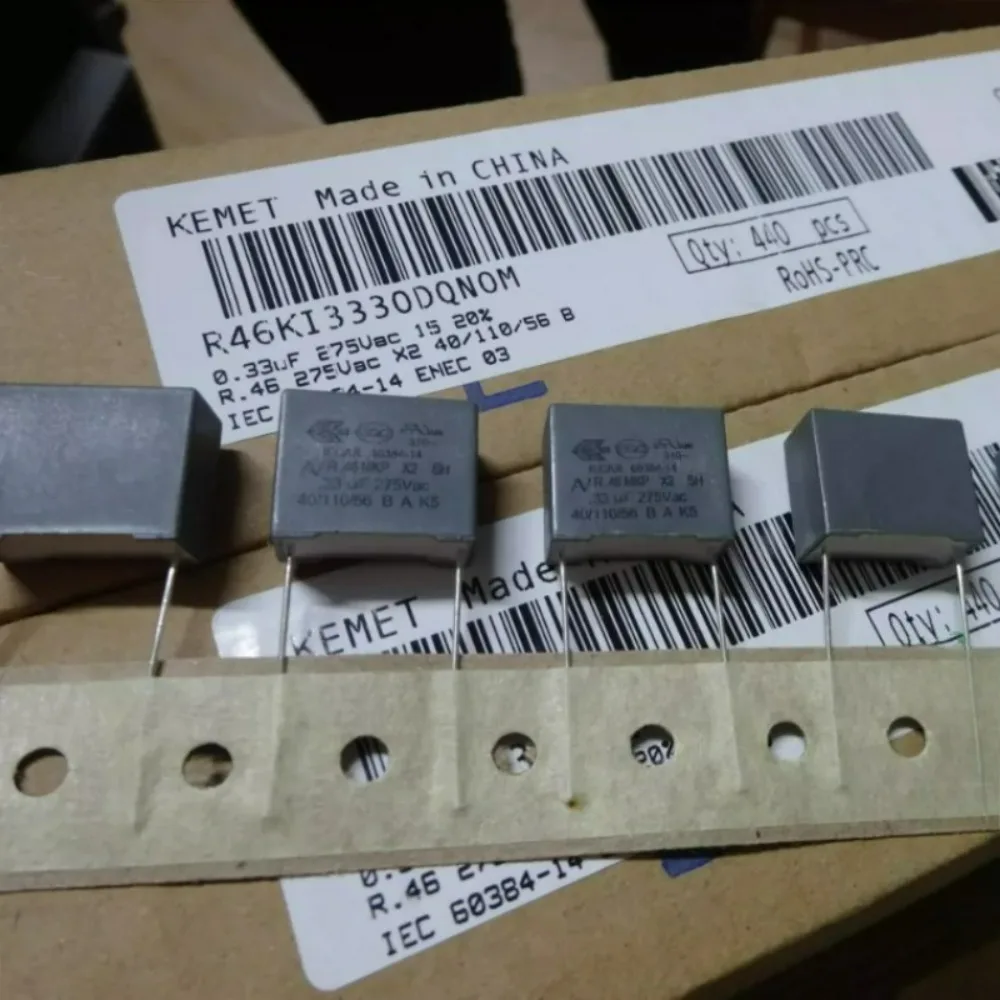10pcs/lot AV R46 MKP 0.33uf 275VAC 330nf u33 334 M brand new 15mm film capacitor R46KI3330DQNOM
10pcs/lot AV R46 MKP 0.33uf 275VAC 330nf u33 334 M brand new 15mm film capacitor R46KI3330DQNOM