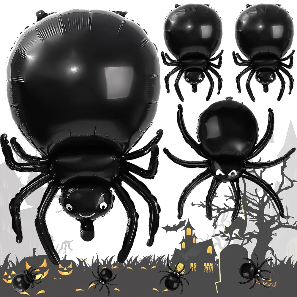 Halloween Spider Foil Balloons Halloween Balloon Black Spiders Airballoon Birthday Halloween Party Home Decorations Accessories
Halloween Spider Foil Balloons Halloween Balloon Black Spiders Airballoon Birthday Halloween Party Home Decorations Accessories