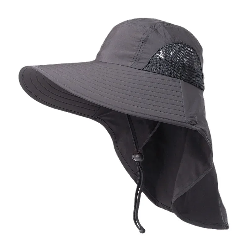 5pcs Summer Outdoor Sun Protection Hat Men's Big Brim Visor Sun Hat Face Cover Neck Fishing Hat Shawl Hat Custom Logo
5pcs Summer Outdoor Sun Protection Hat Men's Big Brim Visor Sun Hat Face Cover Neck Fishing Hat Shawl Hat Custom Logo