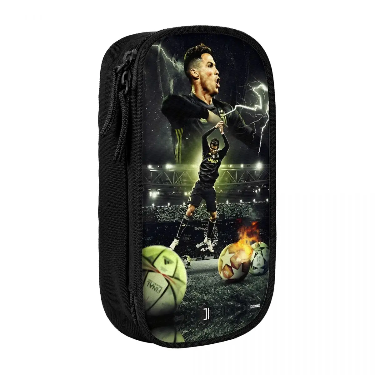 Ronaldos CR7 Black Football soccer Player Pencil Case Double Layer Large Capacity School Accessories Pen Case Suprise Gift
Ronaldos CR7 Black Football soccer Player Pencil Case Double Layer Large Capacity School Accessories Pen Case Suprise Gift