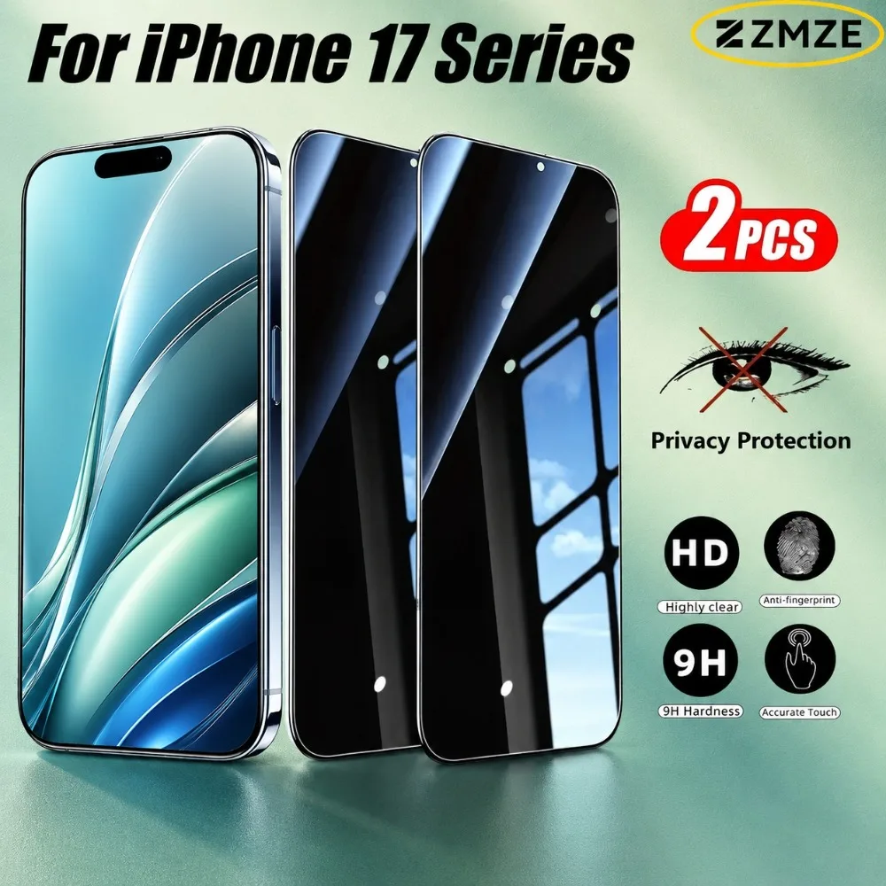 2Pcs Privacy Full Screen Protector for iPhone 17 16 15 14 Pro Max Air 16e 17e Tempered Glass for iPhone 13 12 11 Pro 16 15 Plus
2Pcs Privacy Full Screen Protector for iPhone 17 16 15 14 Pro Max Air 16e 17e Tempered Glass for iPhone 13 12 11 Pro 16 15 Plus