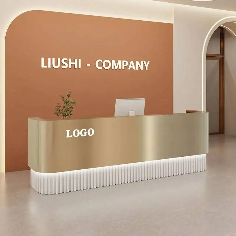Custom Simple Reception Desk Storage European Retail Checkout Reception Counter Salon Simple Empfangstheke Office Furniture
Custom Simple Reception Desk Storage European Retail Checkout Reception Counter Salon Simple Empfangstheke Office Furniture